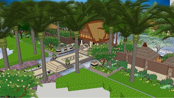 海口美兰高尔夫温泉酒店景观设计