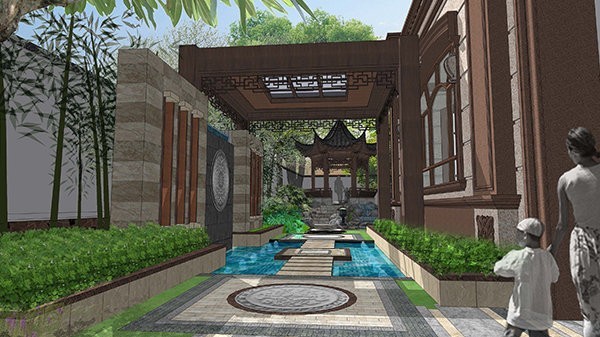 福建泉州·惠安私家别墅庭院景观设计
